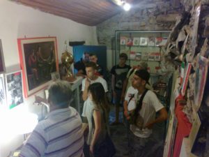 L’incontro con l’ANPI al Museo della resistenza di Arzene