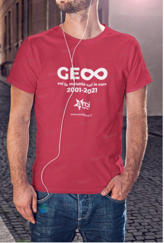 T.SHIRT ROSSA GE8 ARCI LIGURIA