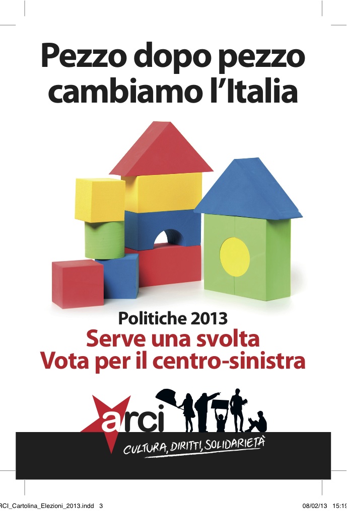 24/25 febbraio: c'é bisogno di una svolta e solo il centrosinistra può garantirla