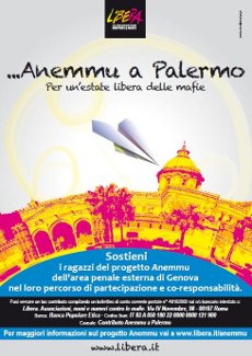 Anemmu a Palermo, un progetto per portare 10 giovani dell'area penale ai campi di lavoro di Libera