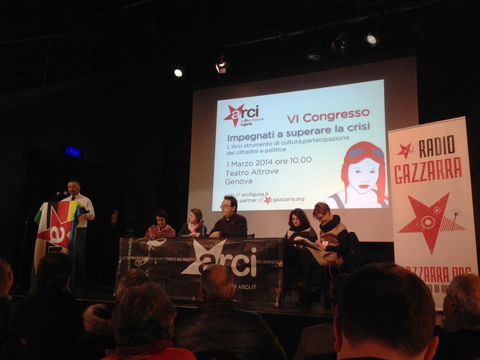6° Congresso di Arci Liguria – Una squadra ancora più forte: confermato Walter Massa, Giovanni Durante vice presidente e 14 compagne su 31 consiglieri regionali