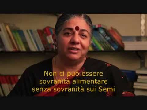 Mercoledì 30 aprile: la Carovana internazionale per la libertà dei semi guidata da Vandana Shiva é a Genova