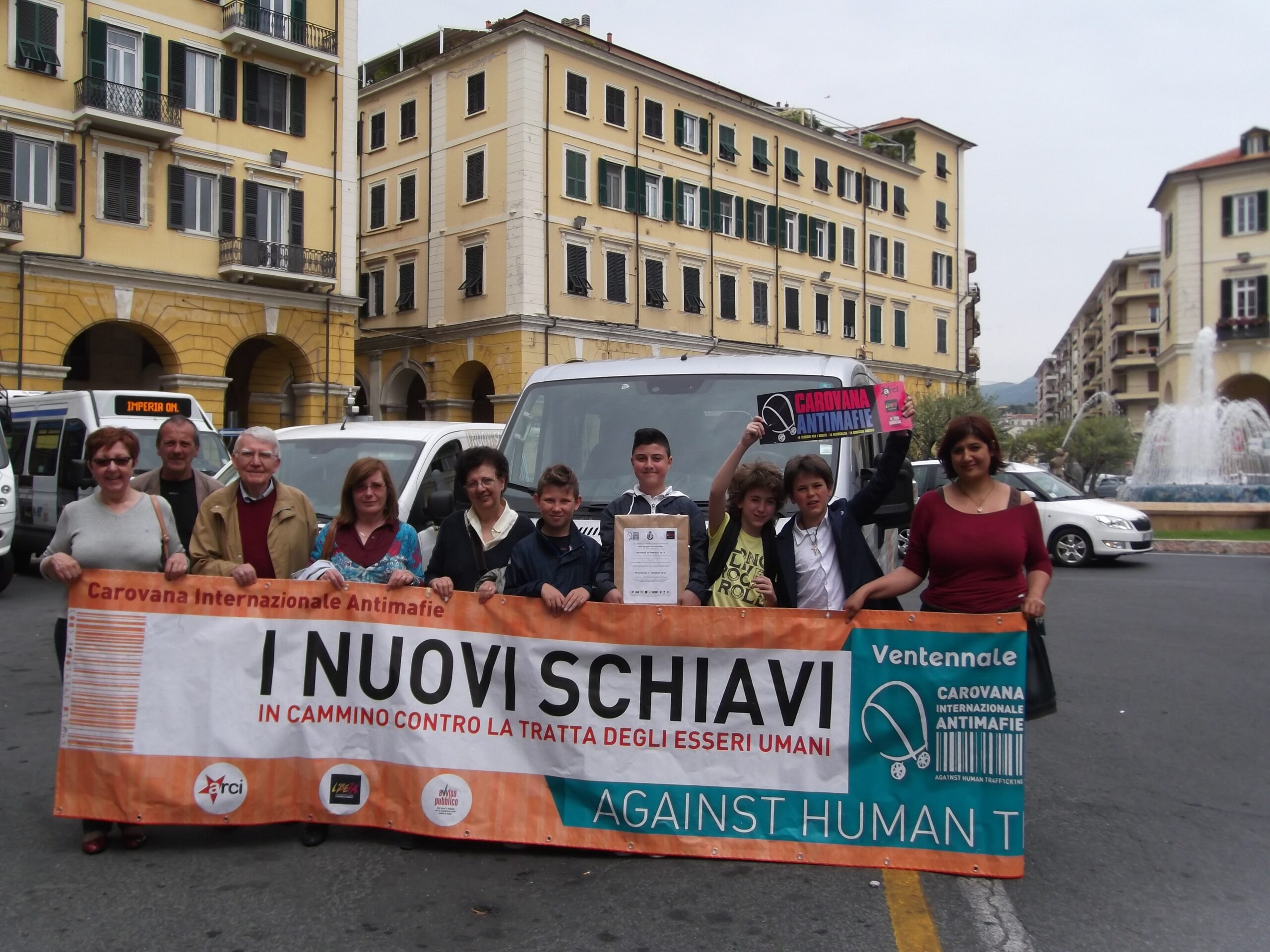 La Carovana Antimafie 2014 oggi conclude la tappa ligure con un'iniziativa al Polo Universitario di Imperia