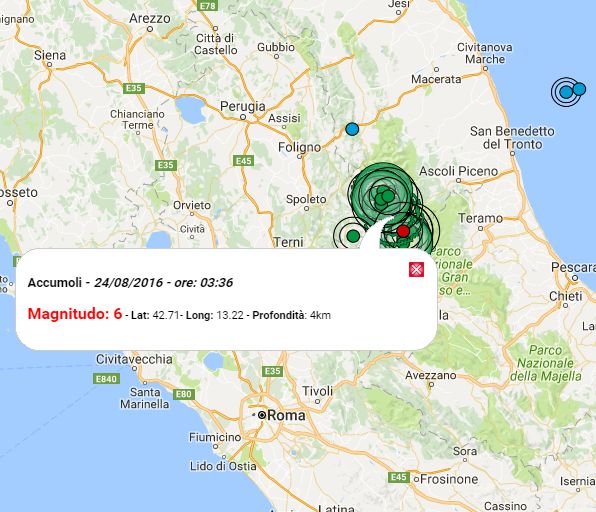 Emergenza Terremoto Centro Italia. Aggiornamento dalla Presidenza Nazionale Arci