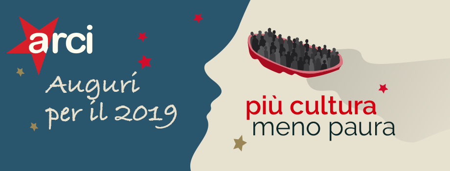 Buon anno nuovo! Gli uffici di Arci Liguria riapriranno lunedì 7 gennaio 2019. A tutte e tutti i nostri migliori auguri!