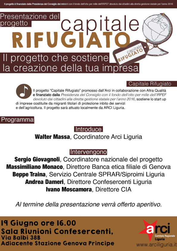 Capitale Rifugiato – presentazione del progetto!