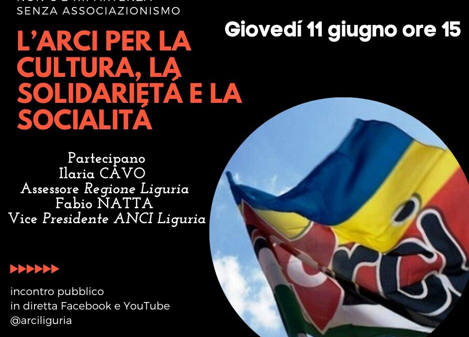 Non c’è ripartenza senza associazionismo. L’Arci chiede alle istituzioni regionali risposte concrete per poter affrontare la fase 2.