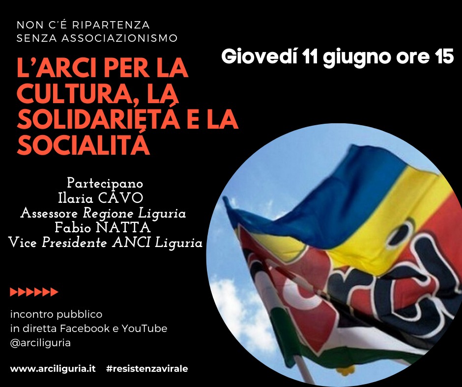 Non c’è ripartenza senza associazionismo. L’Arci chiede alle istituzioni regionali risposte concrete per poter affrontare la fase 2.