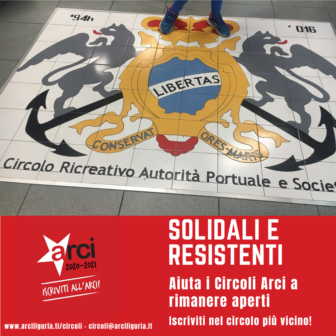 Iscriviti all’Arci. Aiuta i nostri circoli! Noi curiamo la socialità e continueremo a farlo.