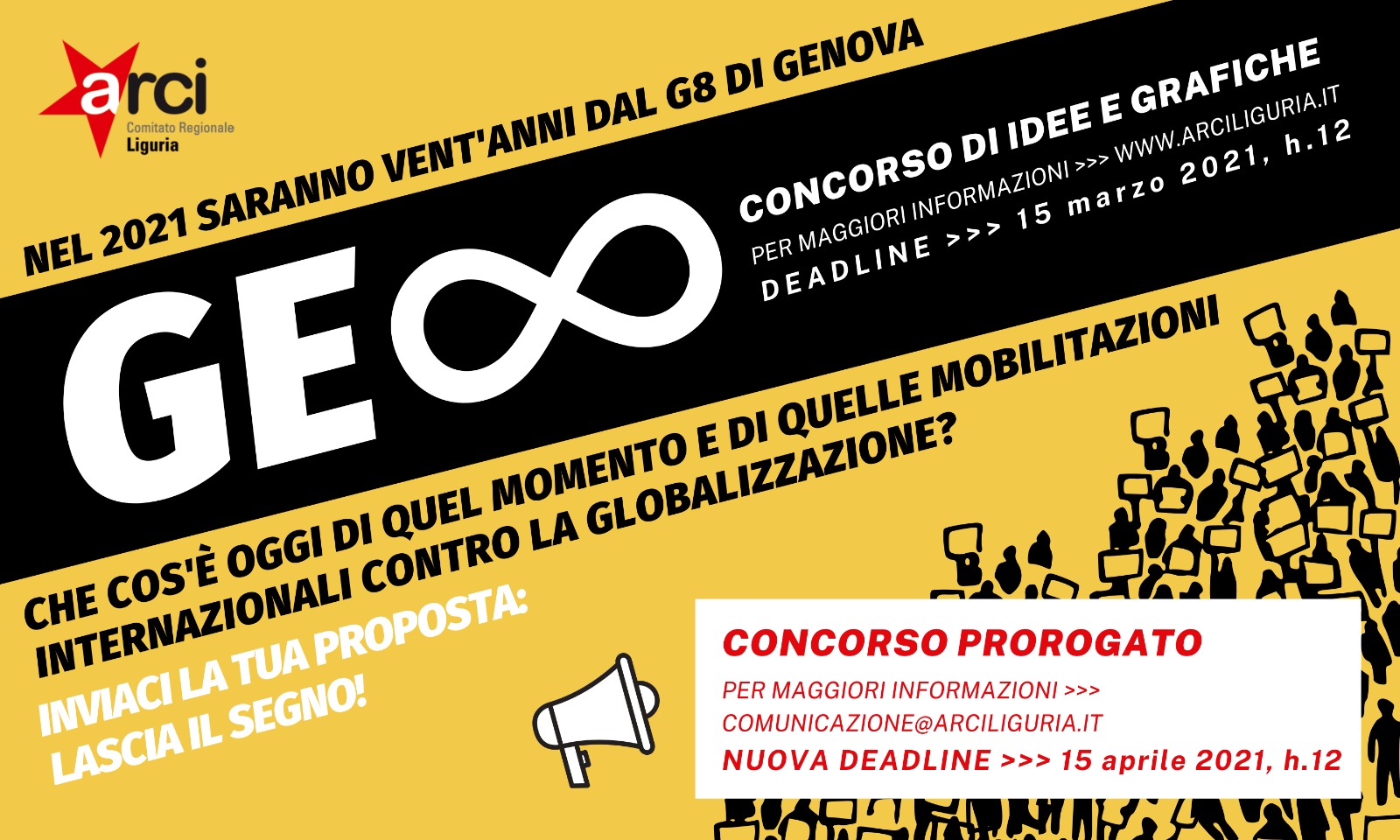 Concorso di Idee e grafiche per Arci Liguria – PROROGA AL 15 APRILE