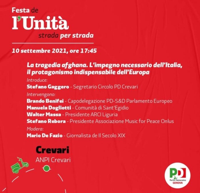 La tragedia afghana. L’impegno necessario dell’Italia, il protagonismo necessario dell’Europa
