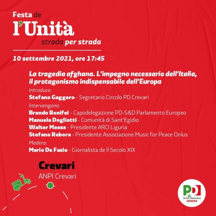 La tragedia afghana. L’impegno necessario dell’Italia, il protagonismo necessario dell’Europa