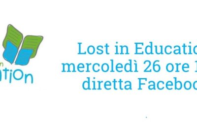 Lost in Education: diretta Facebook il 26/1 alle 15.30