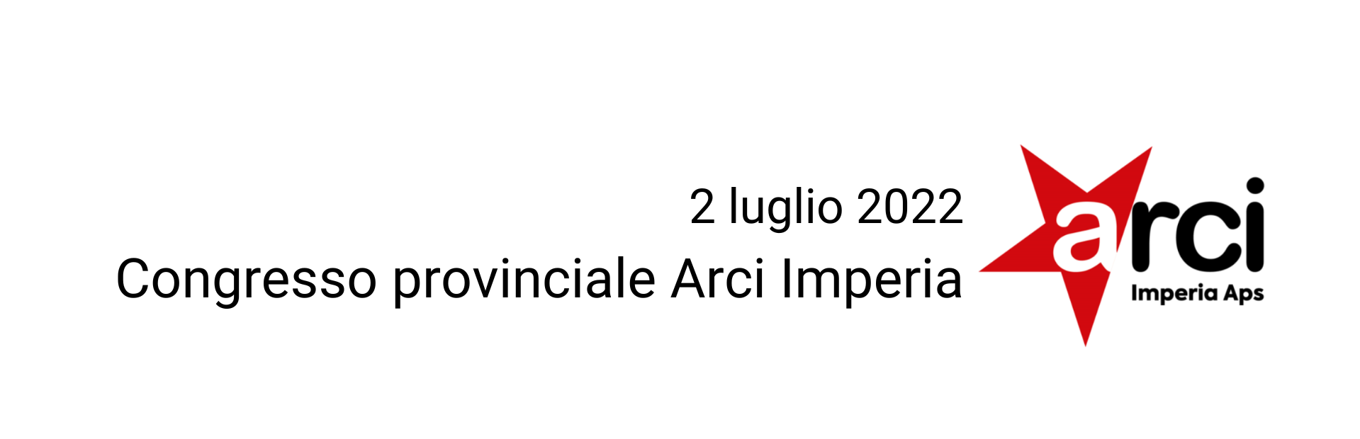 Al via il Congresso dell’Arci provinciale di Imperia